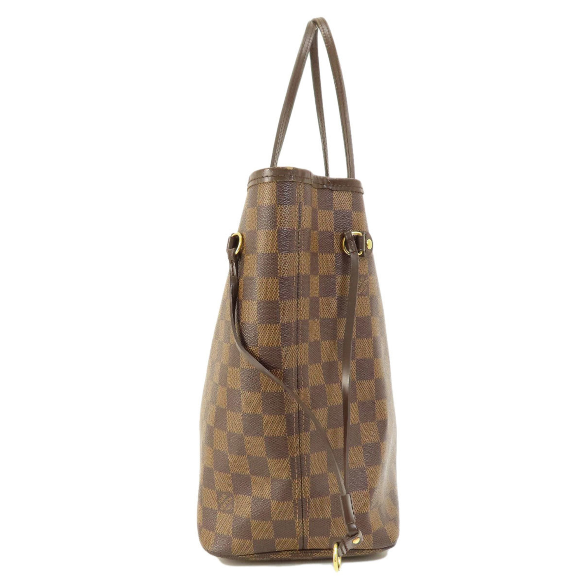 Louis Vuitton N51105 Neverfull MM Damier Ebene Tote Bag Canvas Women's LOUIS VUITTON