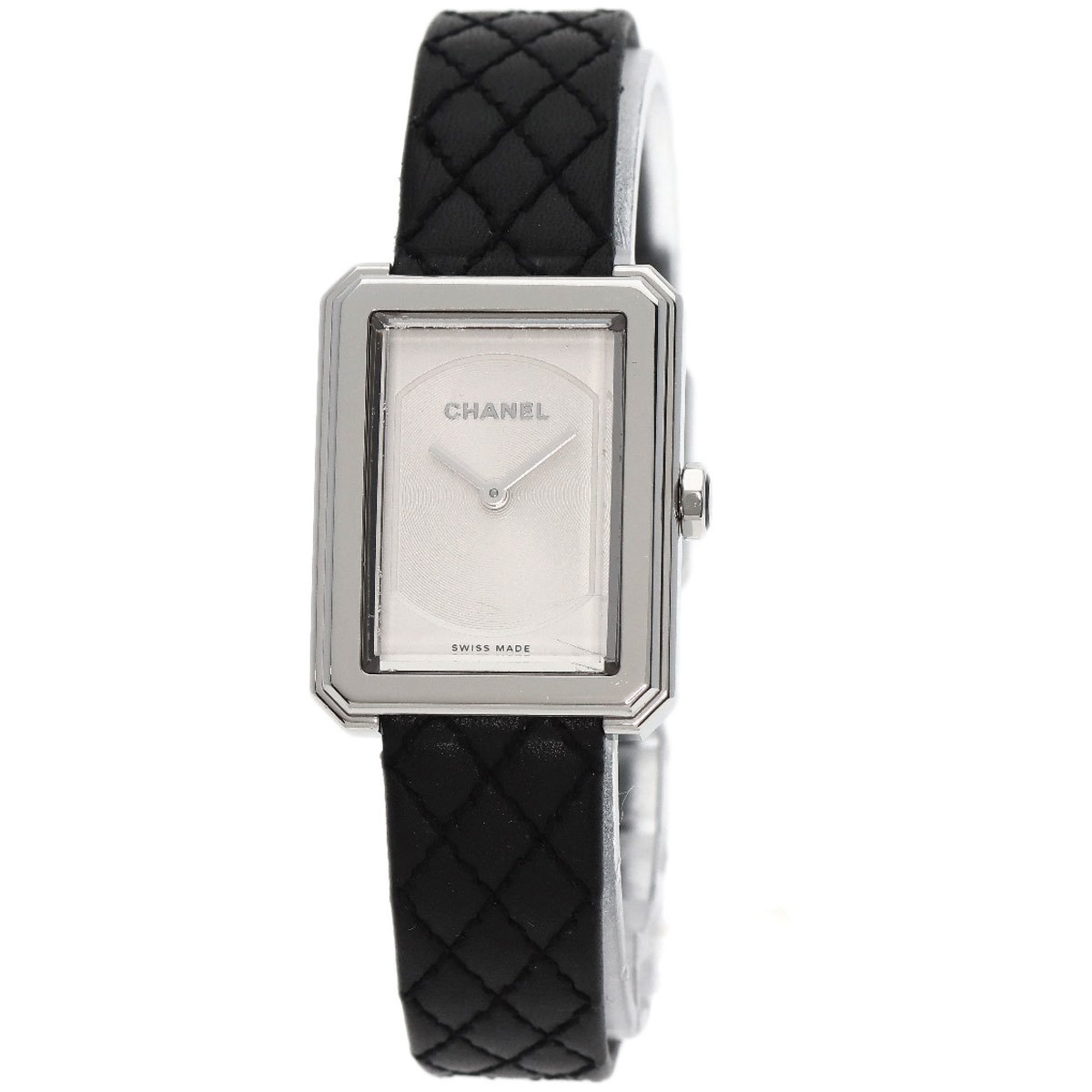 Chanel H6401 Boyfriend Small Model Watch Stainless Steel/Leather Women's CHANEL