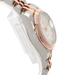 Rolex 179171G Datejust 10P Diamond Watch K18 Pink Gold/SSxK18PG/Everose Gold Ladies ROLEX