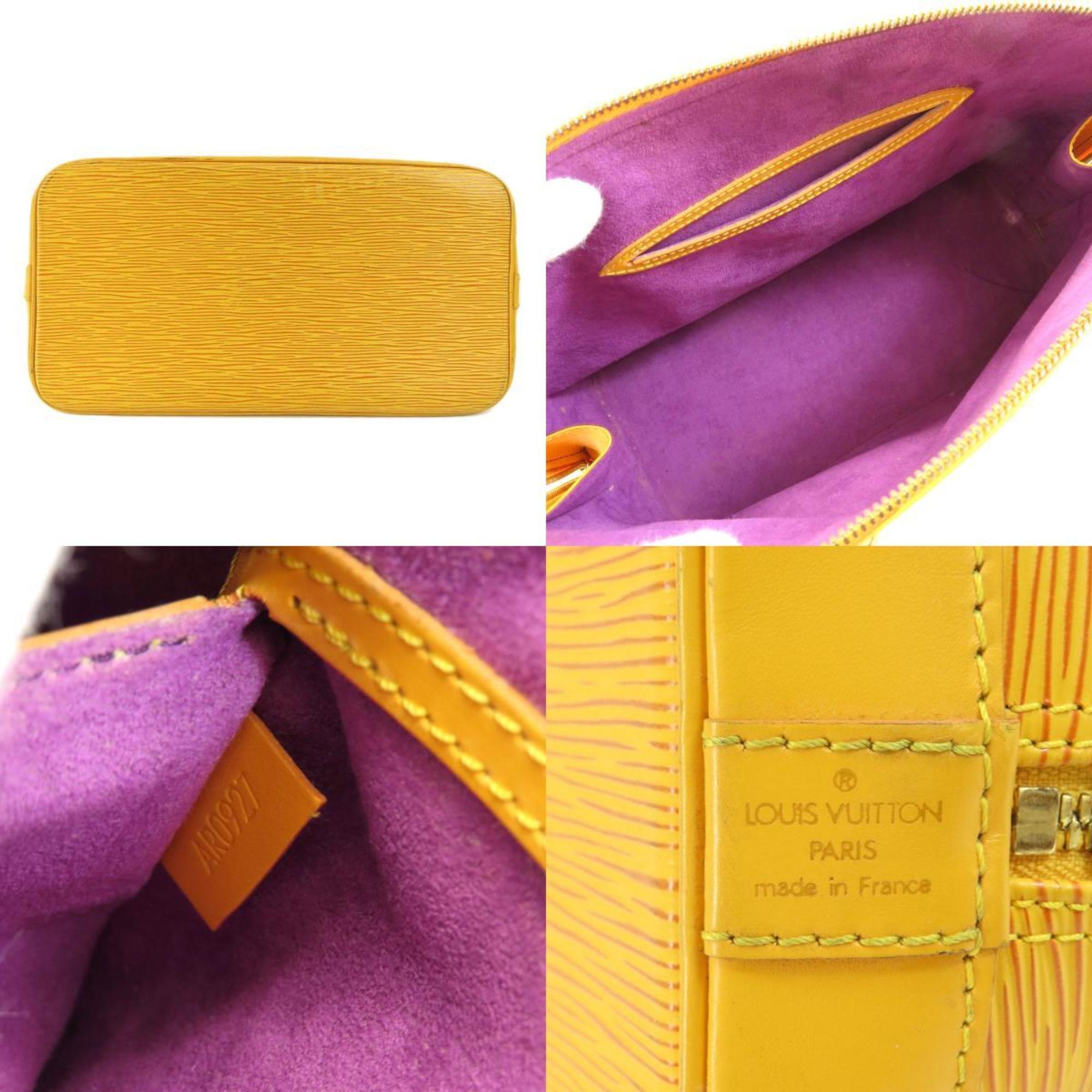 Louis Vuitton M52149 Alma Tassili Yellow Handbag Epi Leather Women's LOUIS VUITTON