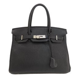 Hermes Birkin 30 Black Togo Handbag for Women HERMES