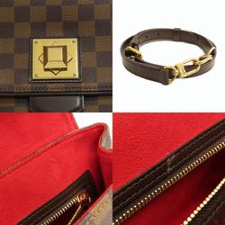 Louis Vuitton N41168 Bergamo MM Damier Ebene Handbag Canvas Women's LOUIS VUITTON