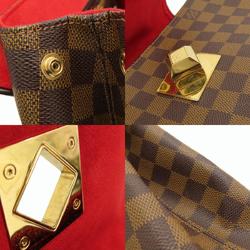 Louis Vuitton N41168 Bergamo MM Damier Ebene Handbag Canvas Women's LOUIS VUITTON