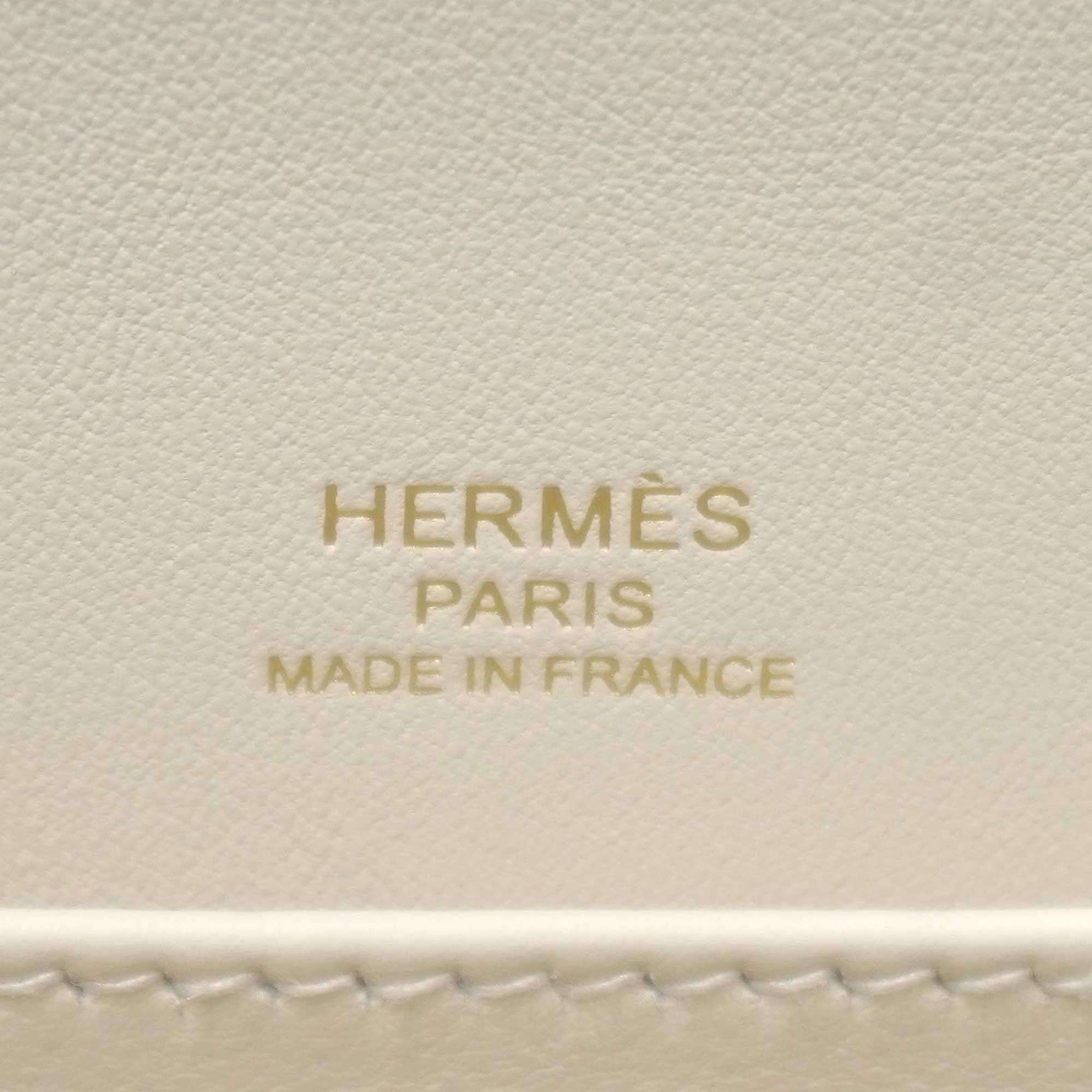 HERMES Hermes Geta Shoulder Bag Nata G Metal Fitting Chevre U Engraved Women's Men's