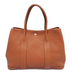 HERMES Garden PM Handbag Tote Bag Cuivre Negonda X Stamp Women's Men's