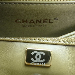 Chanel Matelasse Coco Handle XS Women's Handbag A92990 Caviar Skin Olive