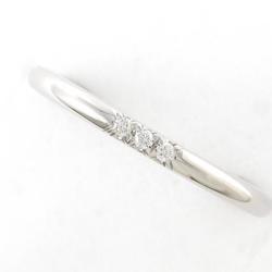 Tiffany Forever Wedding PT950 Ring Diamond Total weight approx. 3.0g