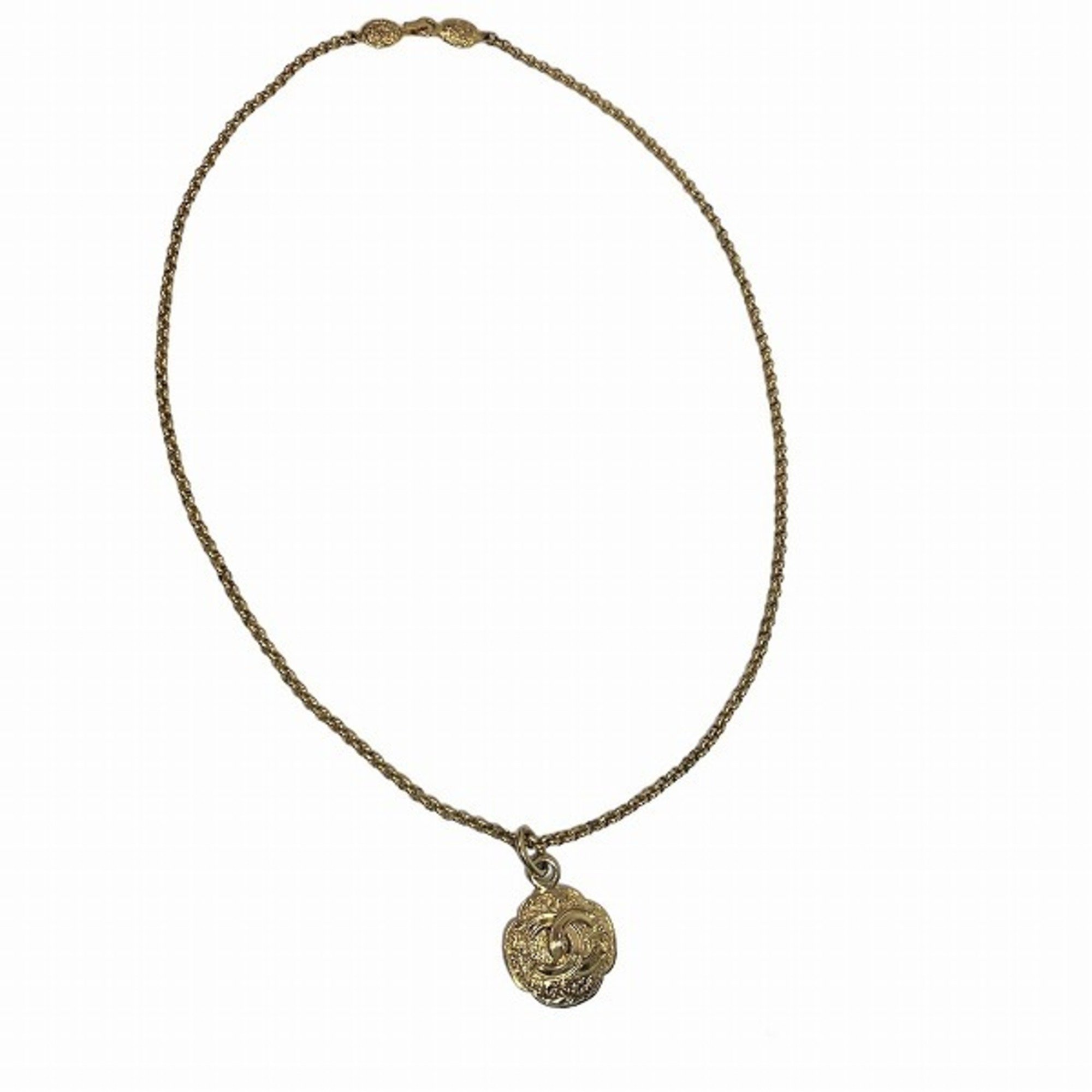 Chanel CHANEL Coco Mark Necklace 95A Accessories Necklaces Women