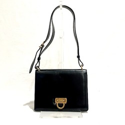 Salvatore Ferragamo Ferragamo Gancini 21-6170 Nylon x Leather Bag Handbag Shoulder Women's