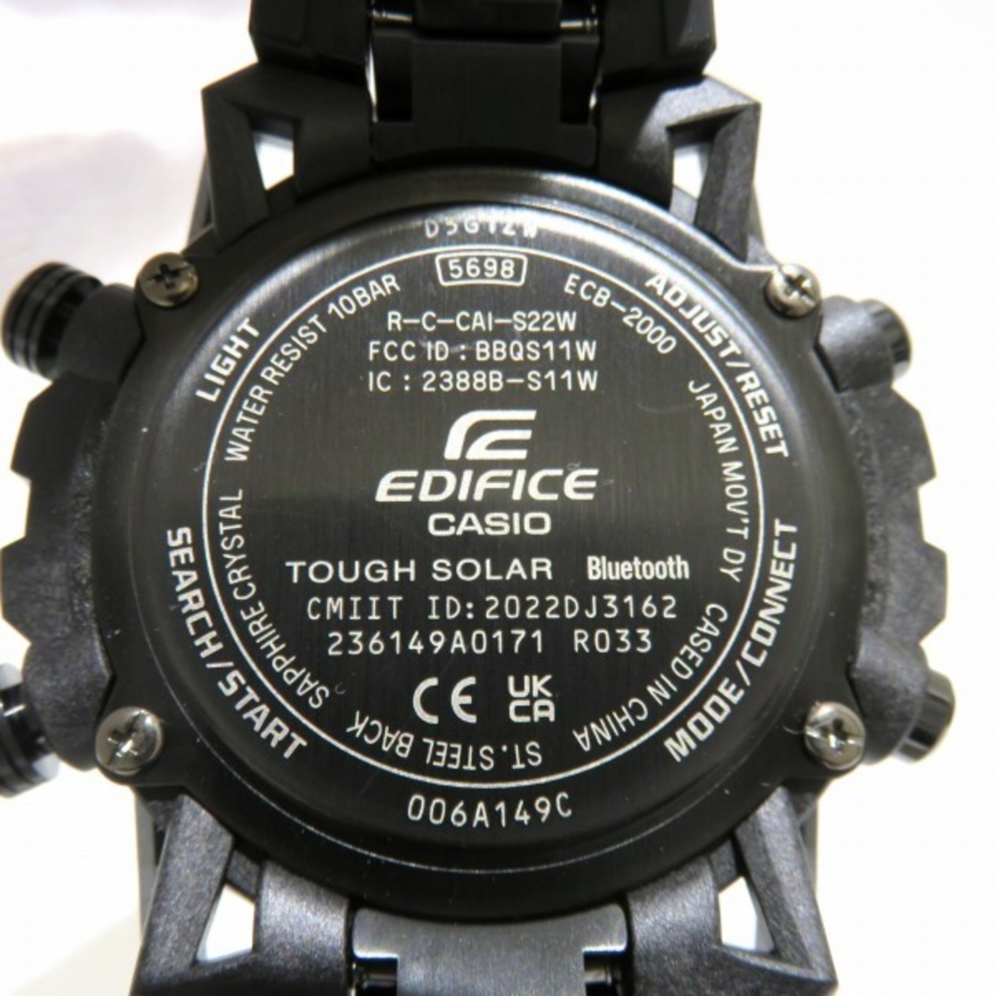 Casio Edifice ECB-2000YPB-1AJF Radio Solar Watch Men's