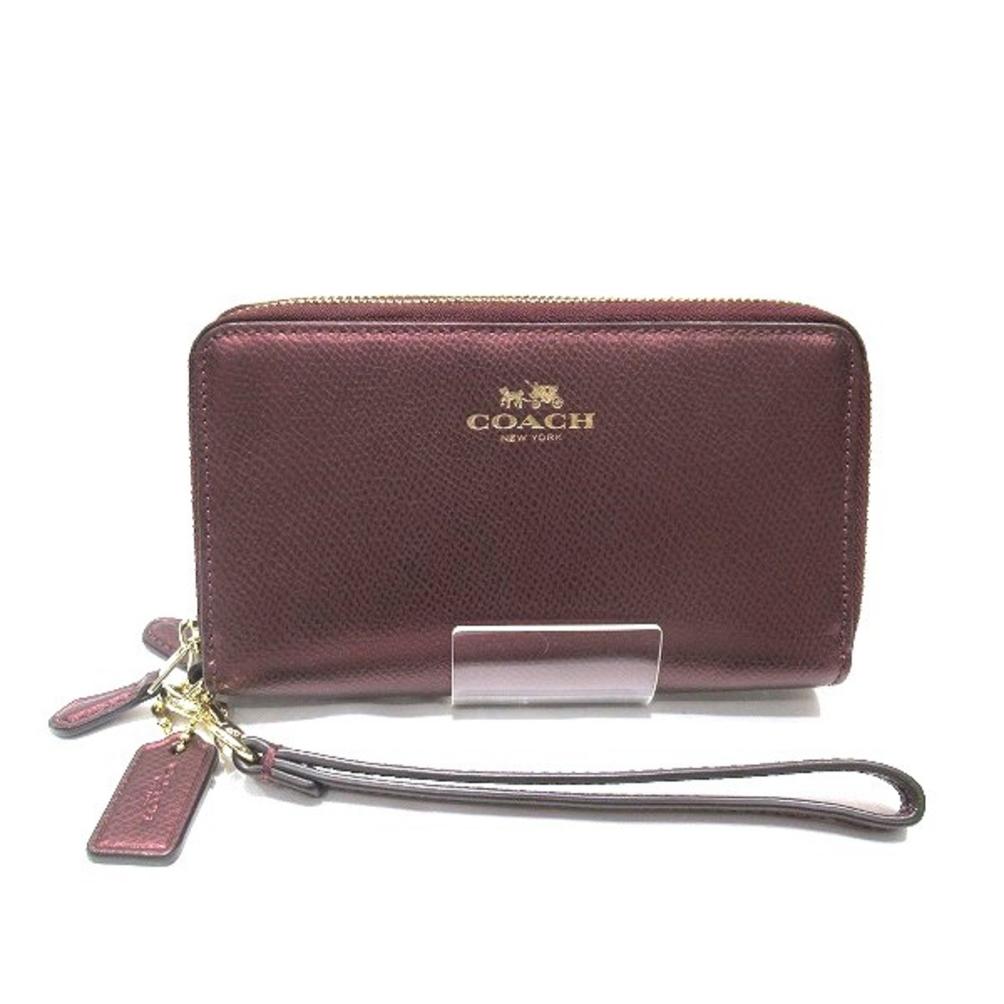 Coach COACH Leather F53443 Wallet Long Women's