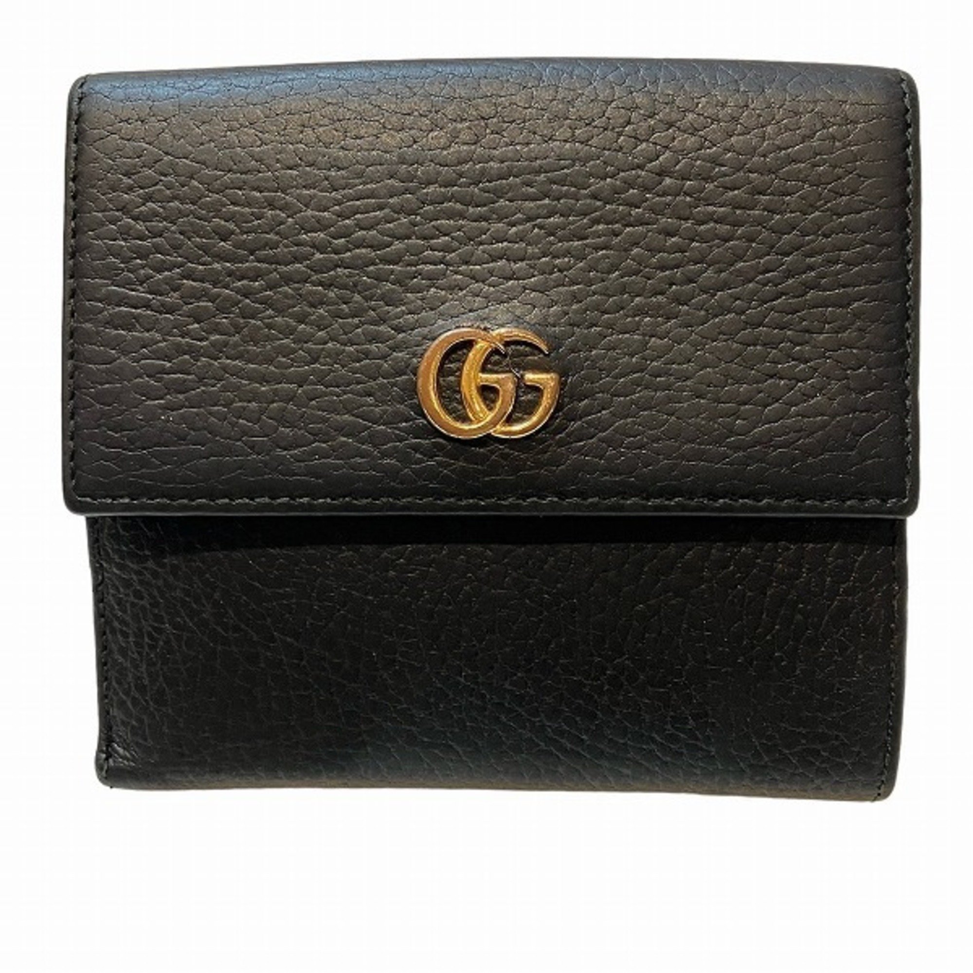 GUCCI GG Marmont Compact Wallet 456122 W Bi-fold for Men and Women