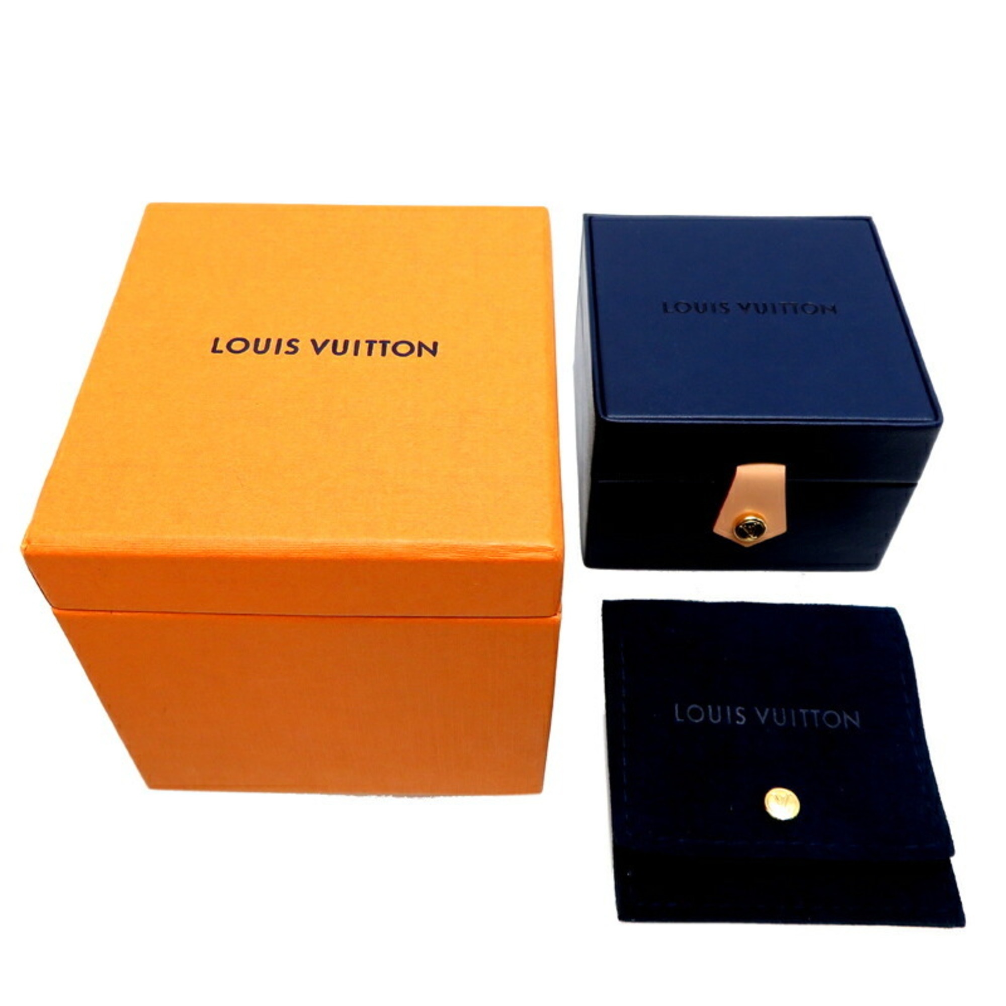 Louis Vuitton #49 LV Voltmulty Marriage Women's Ring Q9061K 750 White Gold Size 9
