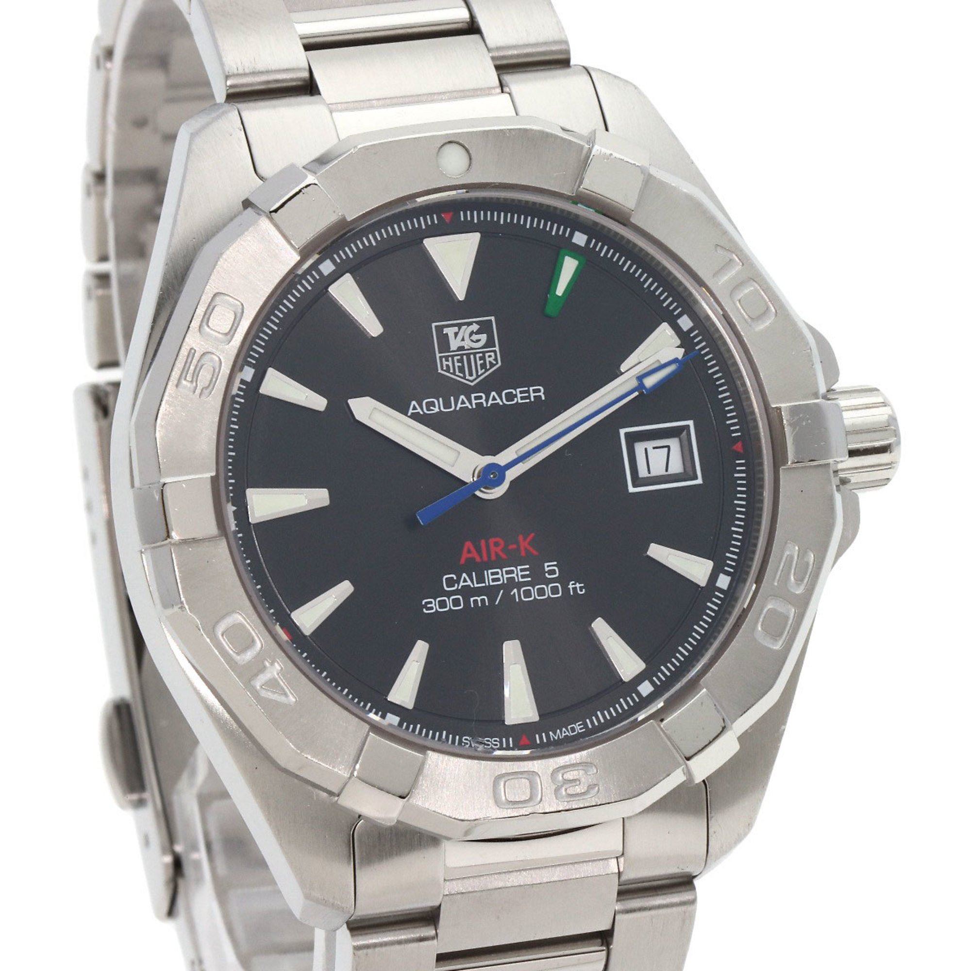 TAG Heuer WAY2116.BA0910 Aquaracer Calibre 5 Kei Nishikori Model Limited to 400 pieces Stainless Steel/SS Men's Watch HEUER