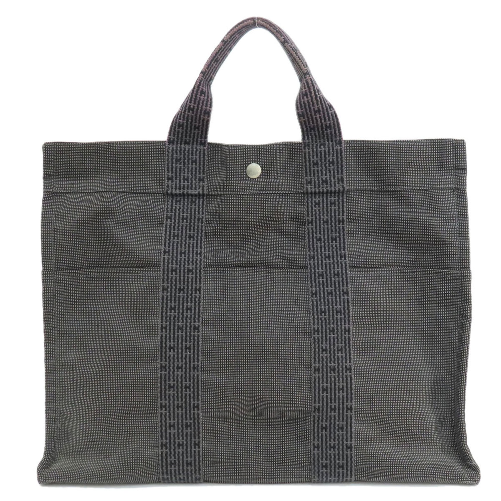 Hermes Air Line Tote Bag Canvas Women's HERMES