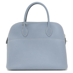 Hermes Bolide 35 Blue Lin Handbag Epson Women's HERMES
