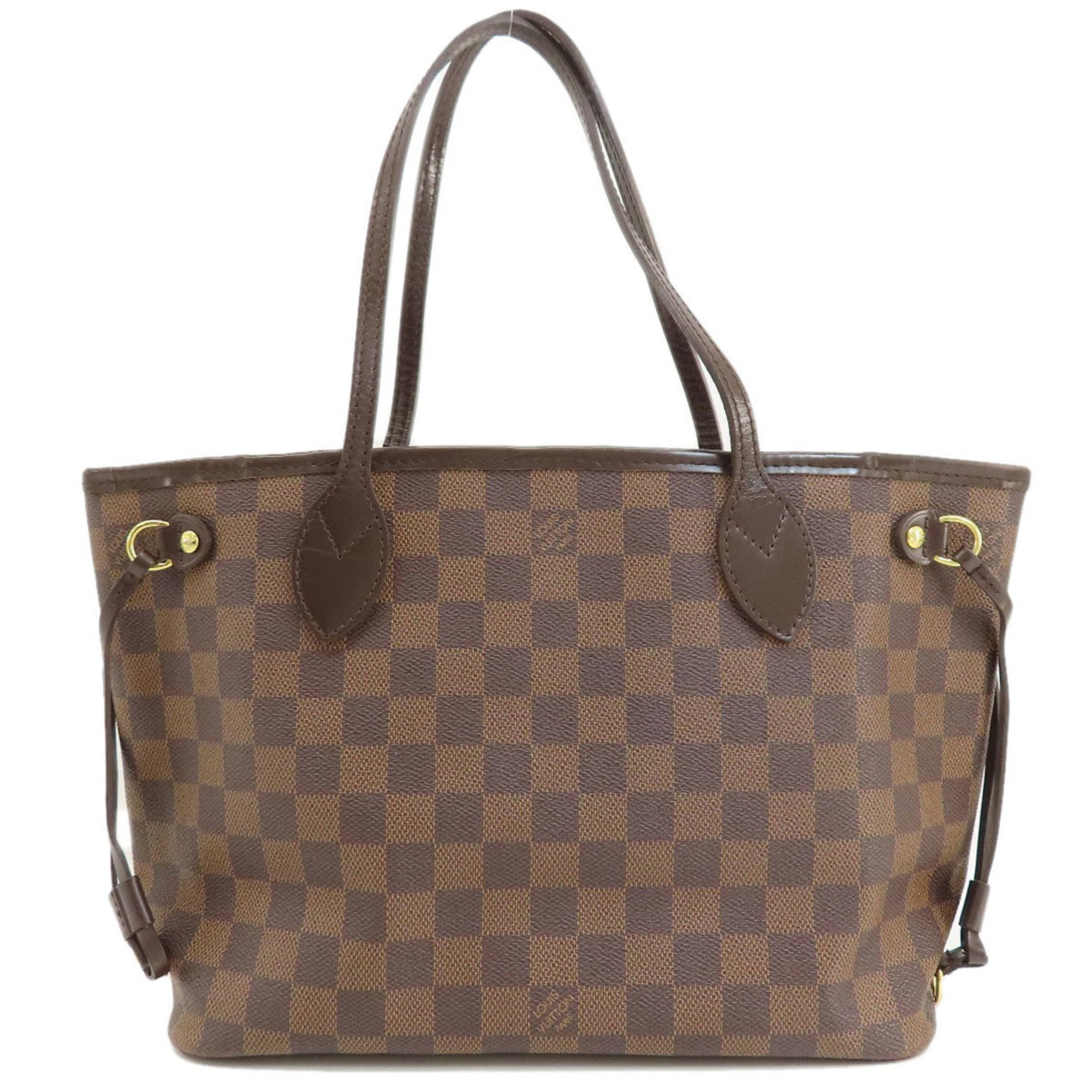 Louis Vuitton N51109 Neverfull PM Former Damier Ebene Tote Bag Canvas Women's LOUIS VUITTON