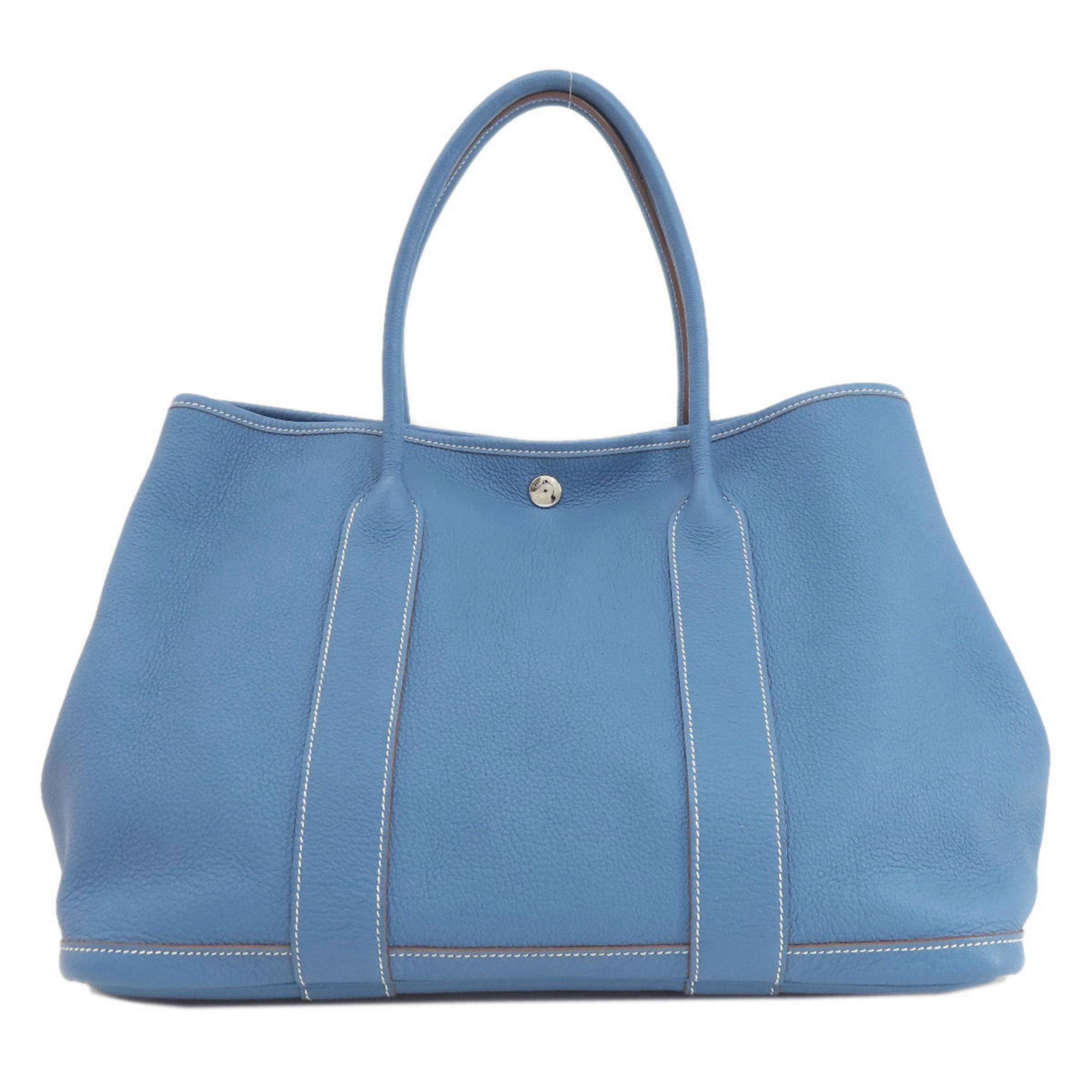 Hermes Garden PM Blue Tote Bag Negonda Women's HERMES