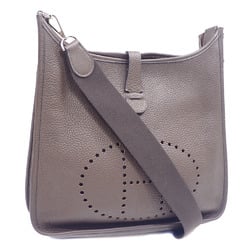 Hermes Evelyn 2 GM Shoulder Bag for Women, Brown, Taurillon Clemence, K Stamp, Made in 2007, HERMES Leather, A2231033