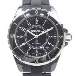 Chanel Watch J12 Men's Automatic Ceramic Rubber H0684 Black A2230850
