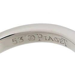 Piaget Diamond #53 Women's Ring, 750 White Gold, Size 12.5