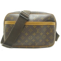 Louis Vuitton Reporter PM Women's and Men's Shoulder Bag M45254 Monogram Brown