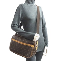 Louis Vuitton Reporter PM Women's and Men's Shoulder Bag M45254 Monogram Brown