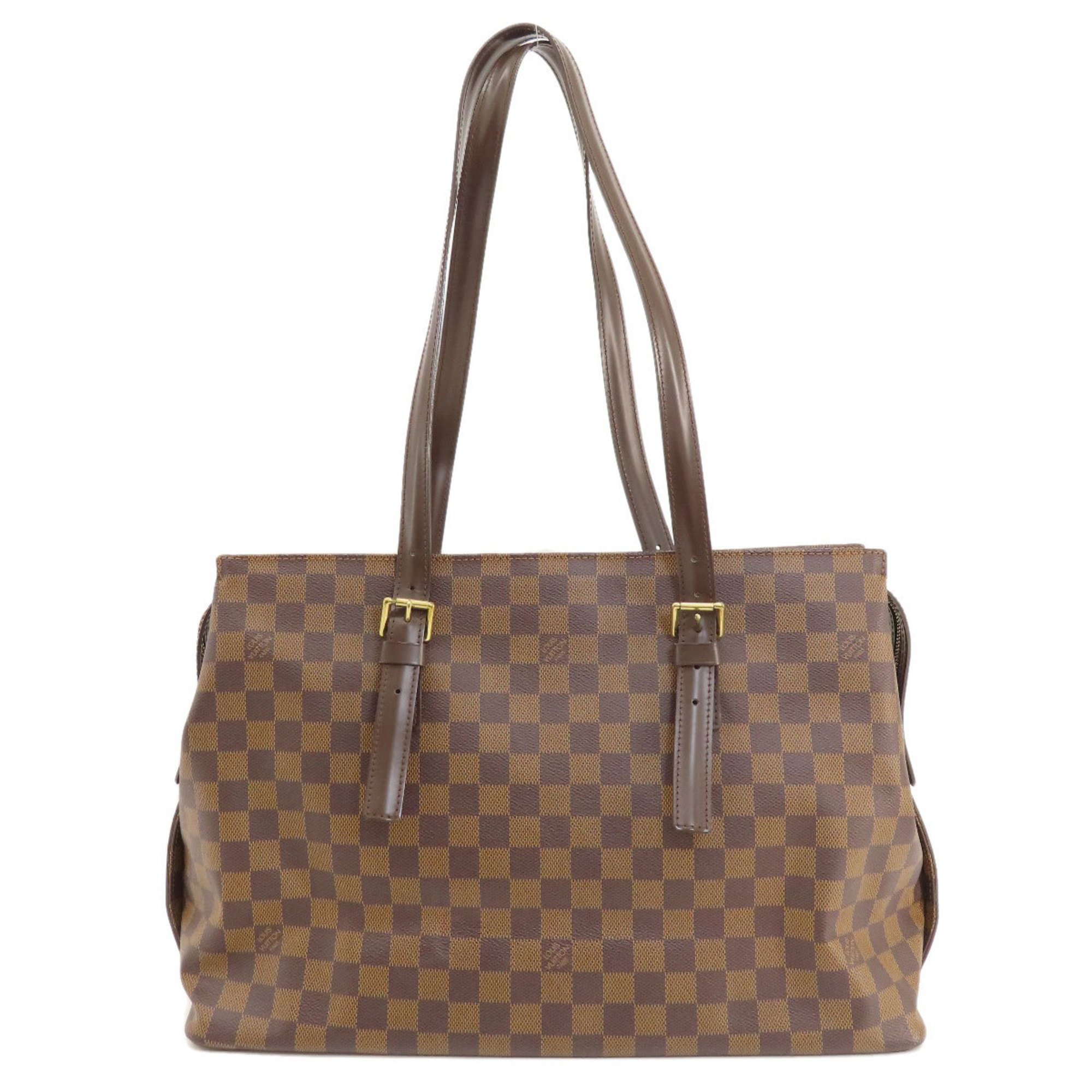 Louis Vuitton N51119 Chelsea Damier Ebene Tote Bag Canvas Women's LOUIS VUITTON