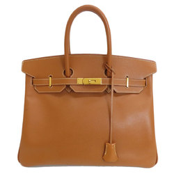 Hermes Birkin 35 Gold Handbag Couchvel Women's HERMES
