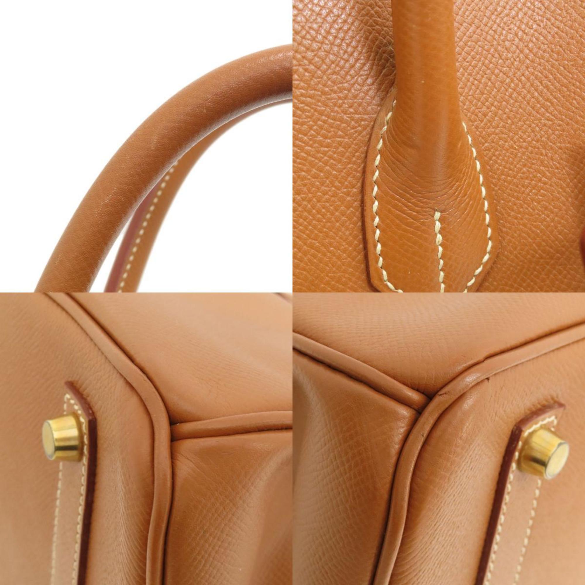 Hermes Birkin 35 Gold Handbag Couchvel Women's HERMES