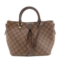 Louis Vuitton N41545 Siena PM Damier Ebene Handbag Canvas Women's LOUIS VUITTON