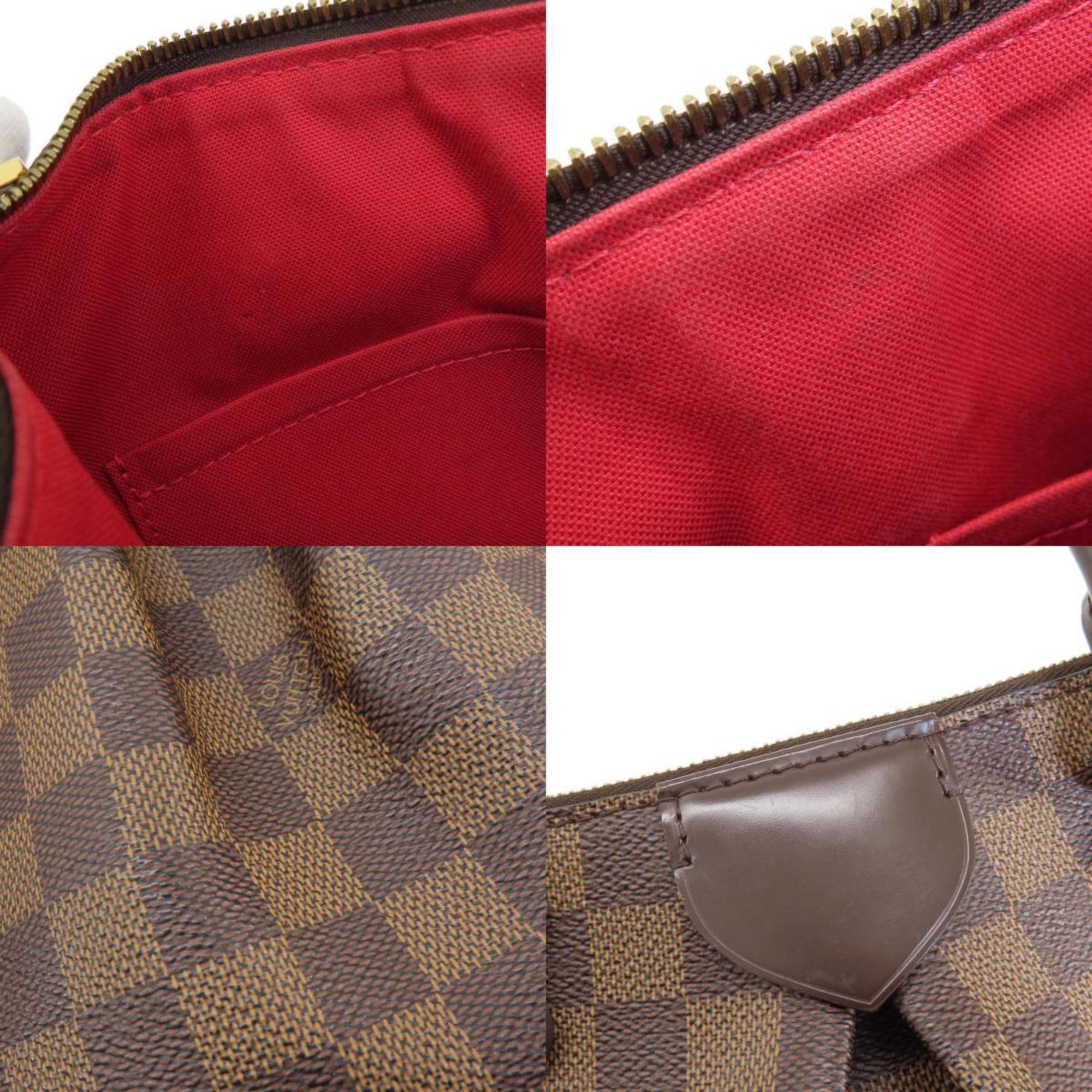 Louis Vuitton N41545 Siena PM Damier Ebene Handbag Canvas Women's LOUIS VUITTON