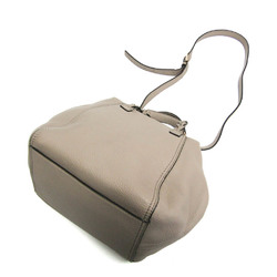 Tory Burch Half Moon Small Satchel 12169639 Women's Leather Handbag,Shoulder Bag Grayish