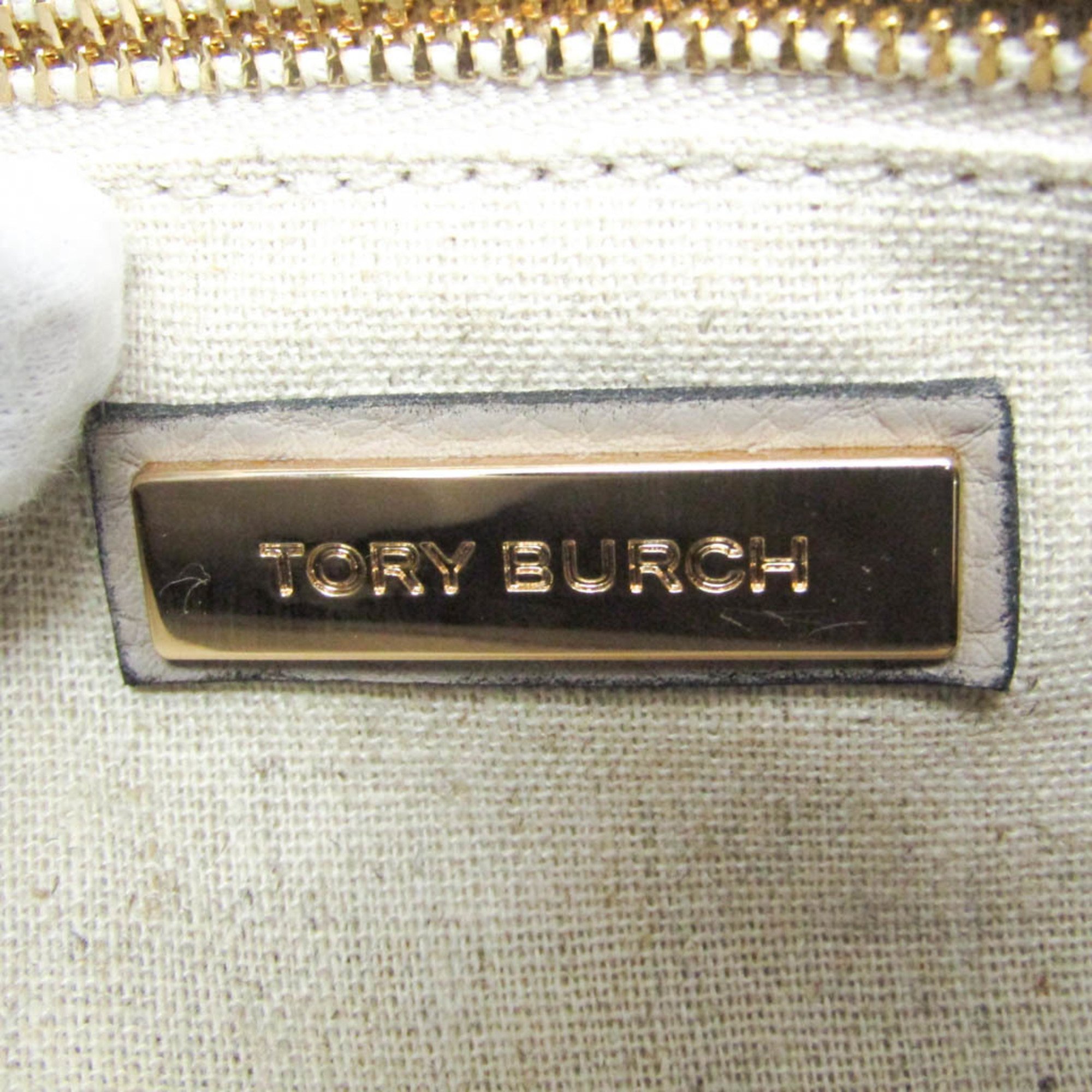 Tory Burch Half Moon Small Satchel 12169639 Women's Leather Handbag,Shoulder Bag Grayish
