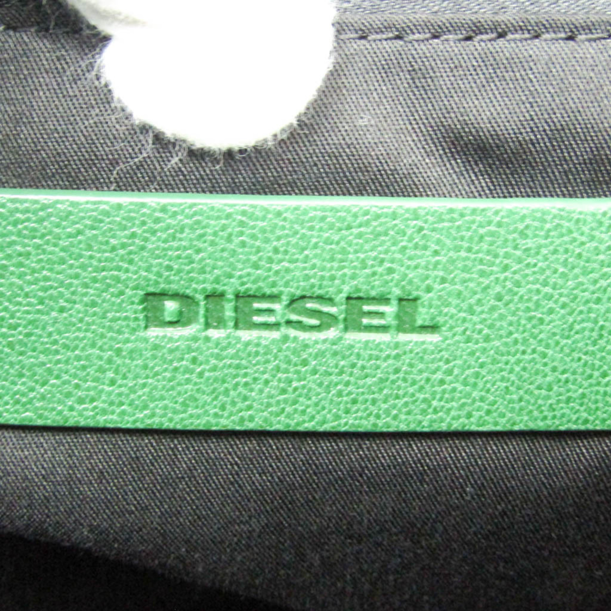 Diesel X07145 Women,Men Leather Handbag,Tote Bag Green