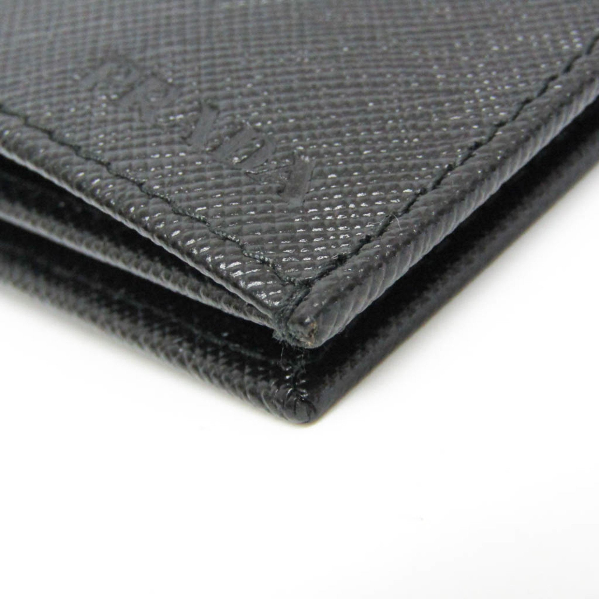 Prada Saffiano 2M0836 Men's Leather Long Wallet (bi-fold) Black