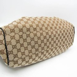 Gucci Sukey 211943 Women's Leather,GG Canvas Handbag Beige,Black,Brown