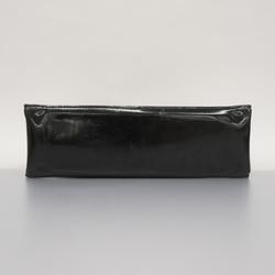 Chanel Tote Bag Patent Leather Black Women's