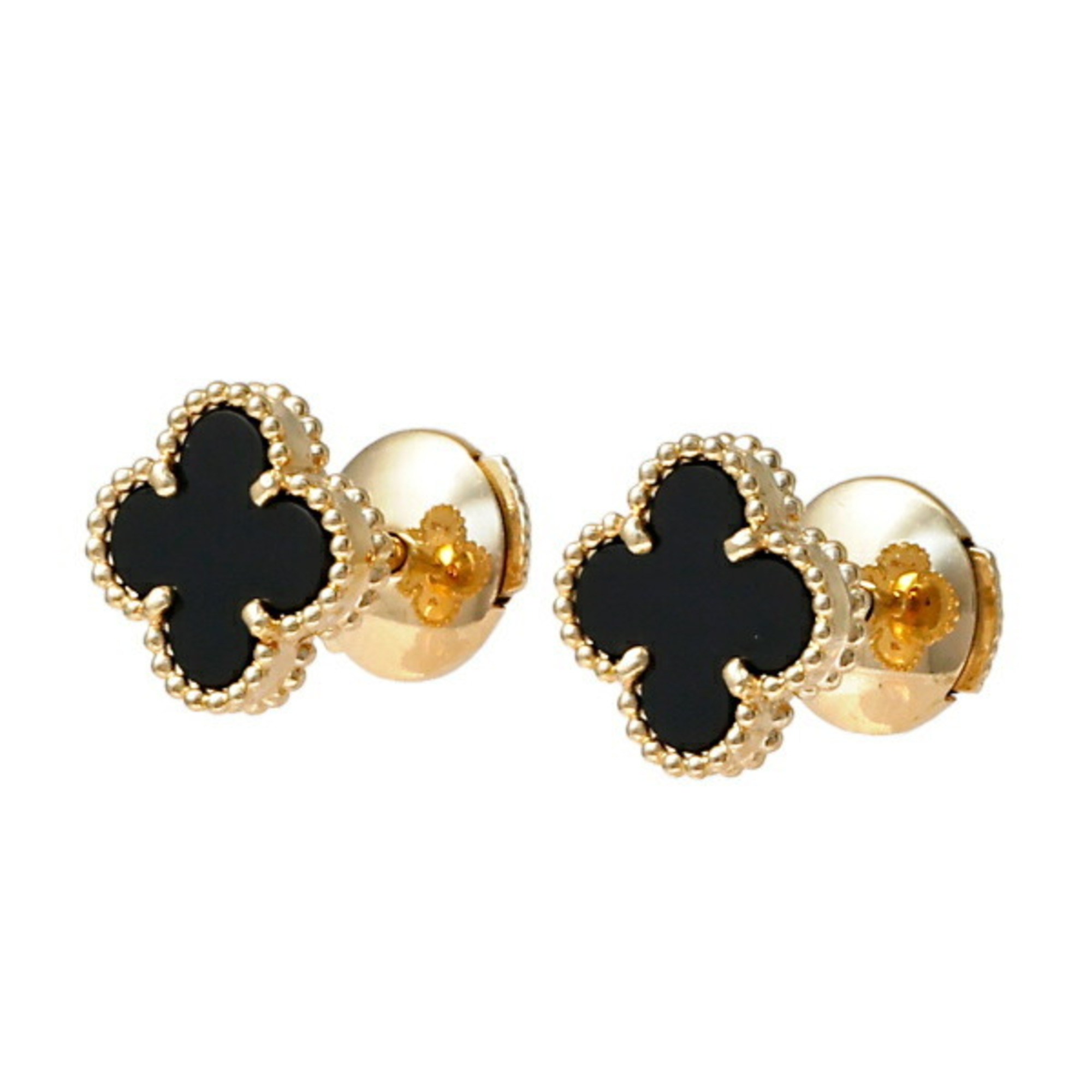 Van Cleef & Arpels Sweet Alhambra K18YG Yellow Gold Earrings J381333