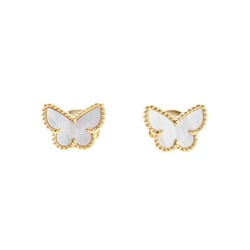 Van Cleef & Arpels Sweet Alhambra Papillon K18YG Yellow Gold Earrings