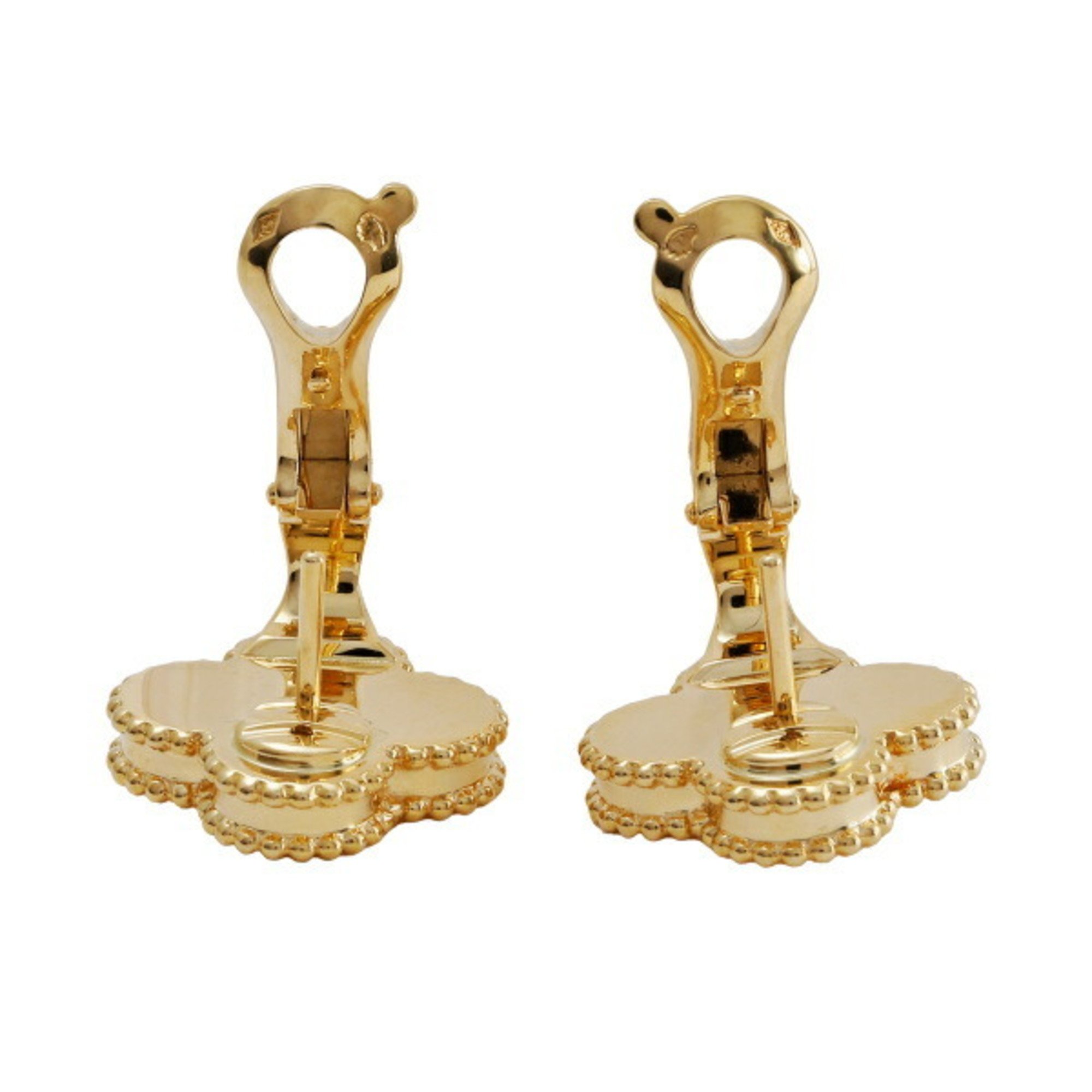 Van Cleef & Arpels Alhambra 18K Yellow Gold Earrings