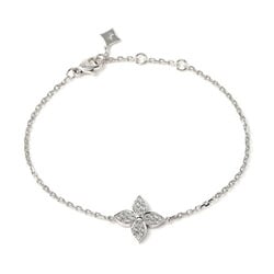 Louis Vuitton Star Blossom K18WG White Gold Bracelet J382360