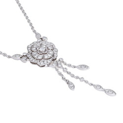 Chanel Camellia K18WG White Gold Necklace J381709