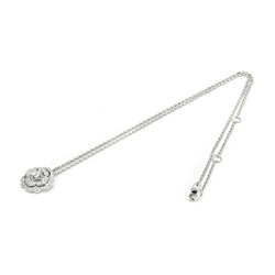 Chanel Camellia K18WG White Gold Necklace J379211