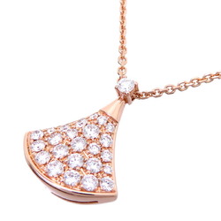 Bvlgari 0.47ct Diamond Diva Dream Ladies Necklace 351051 750 Pink Gold