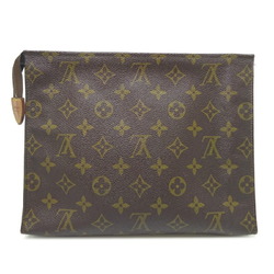 Louis Vuitton Poche Toilette 26 Women's and Men's Second Bag M47542 Monogram Brown