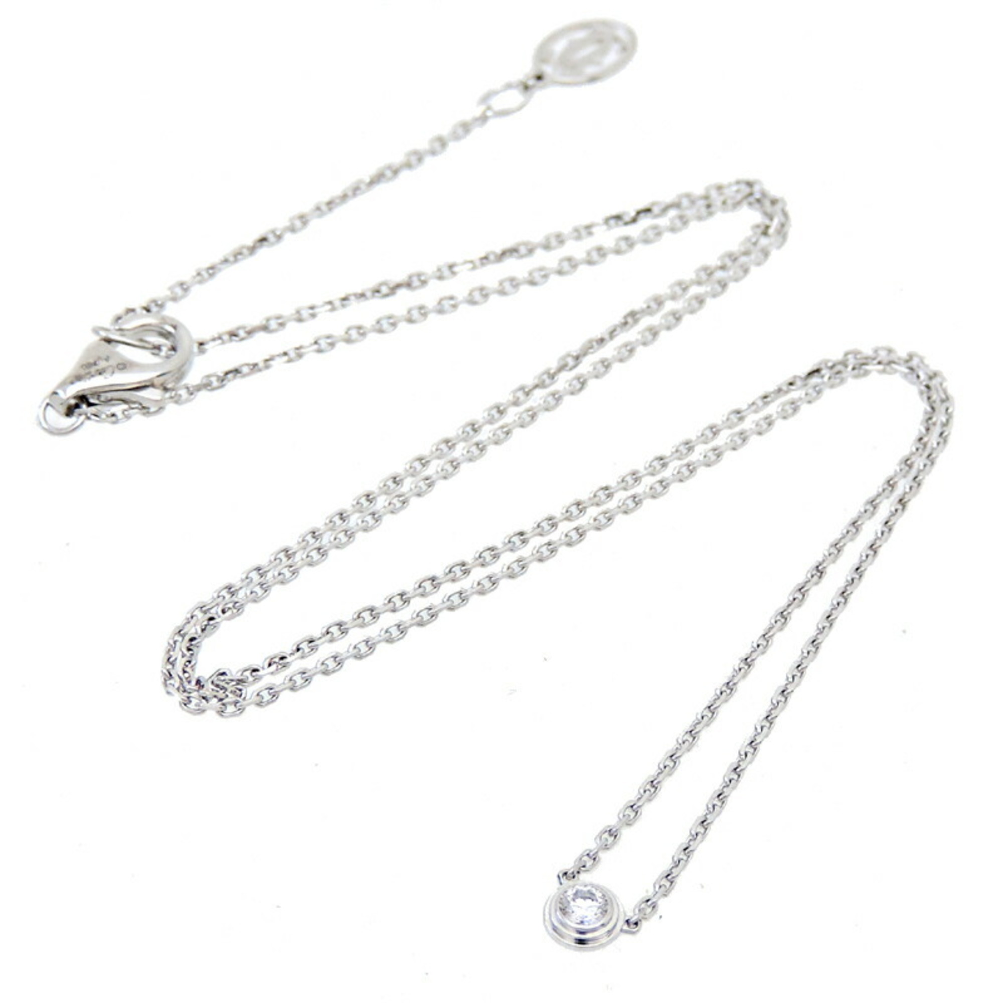 Cartier D'Amour XS Diamond 0.04ct Ladies Necklace B7224515 750 White Gold