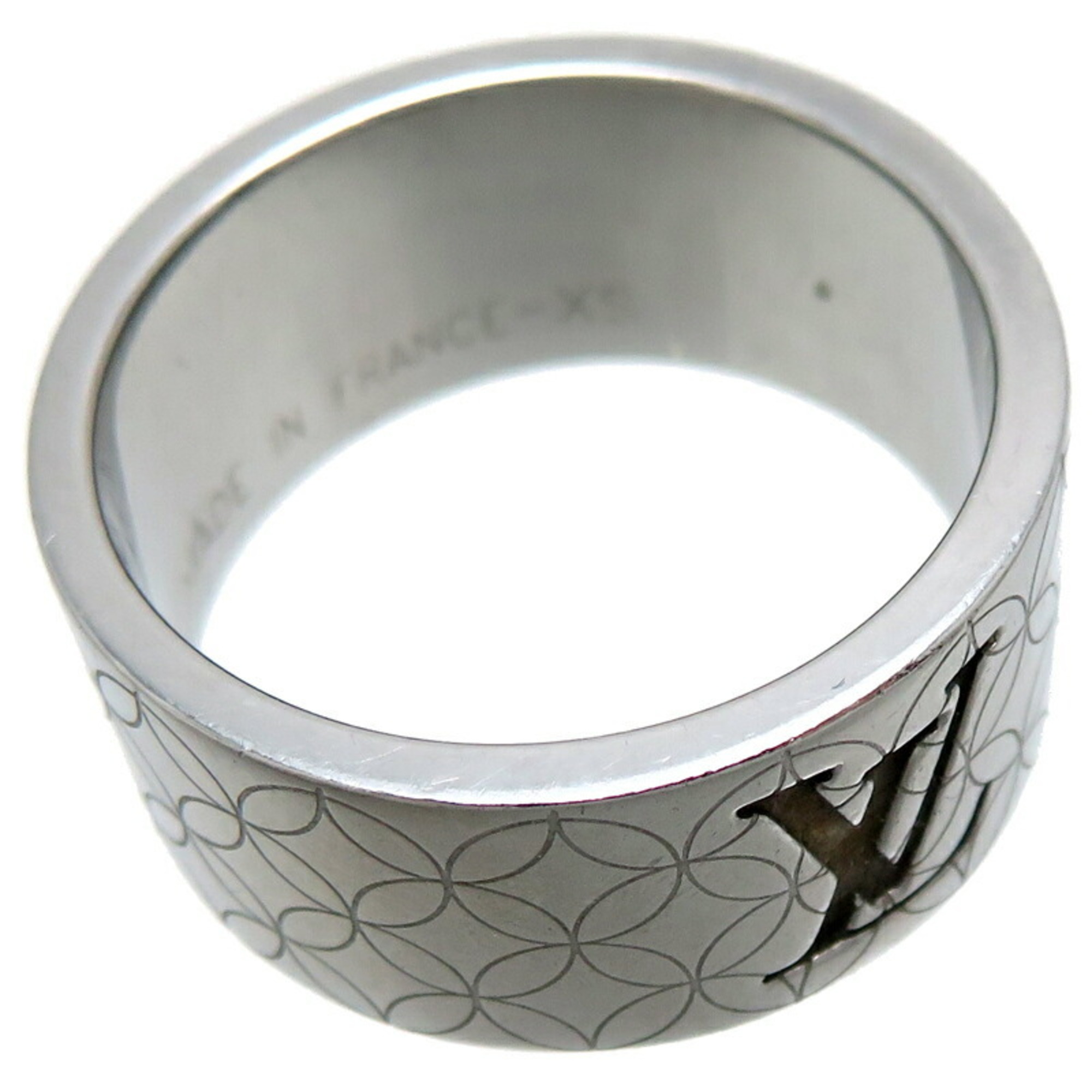 Louis Vuitton #XS Berg Champs Elysees Men's Ring, Metal, Size 16