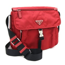 Prada Shoulder Bag 1BD994 Red Nylon Women's PRADA