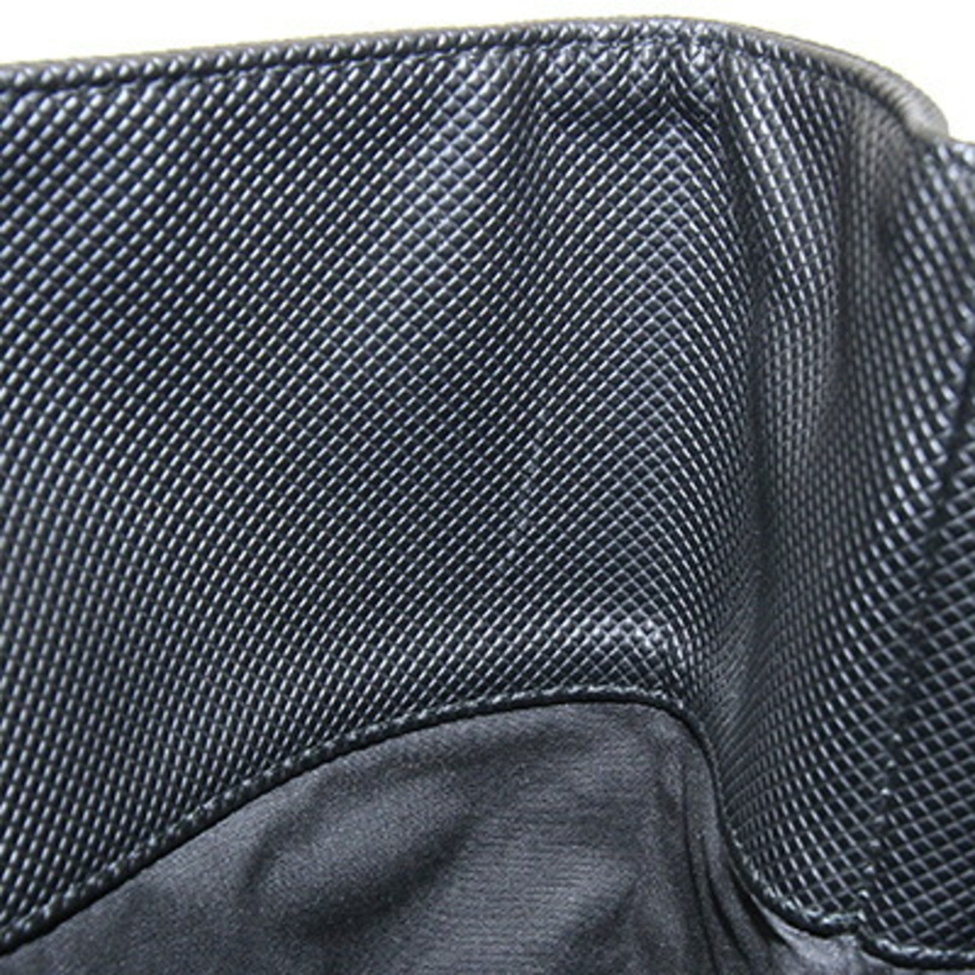 Bottega Veneta Tote Bag Intrecciato Marco Polo 222498 Black Brown PVC Leather Men's Women's BOTTEGA VENETA